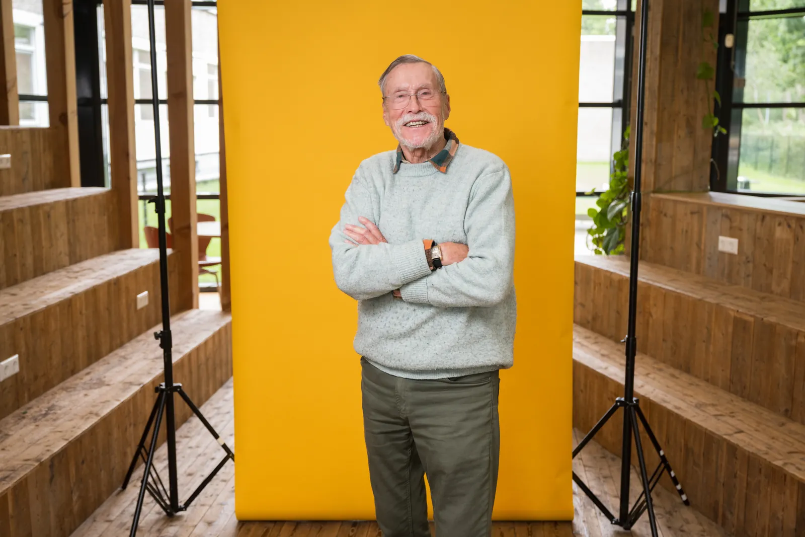 Portret van oud-leerling Jos Westerdijk