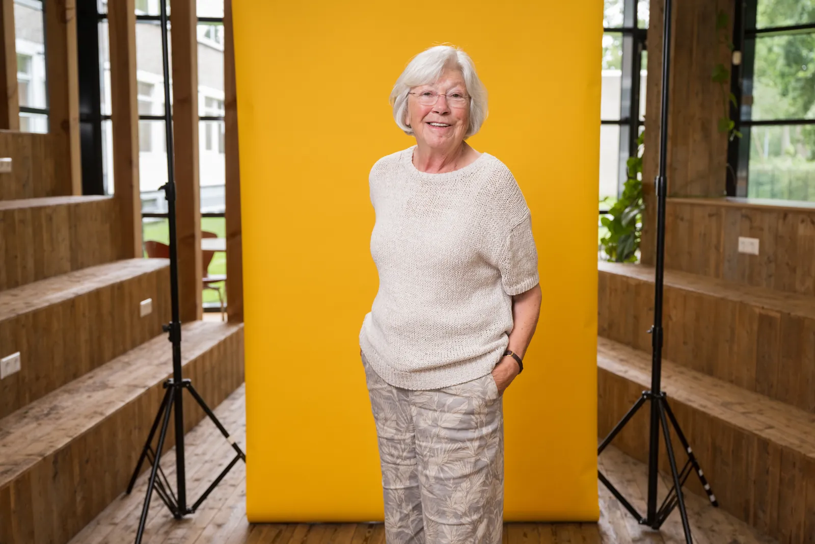 Portret van oud-leerling Ria Böhm-Vierboom